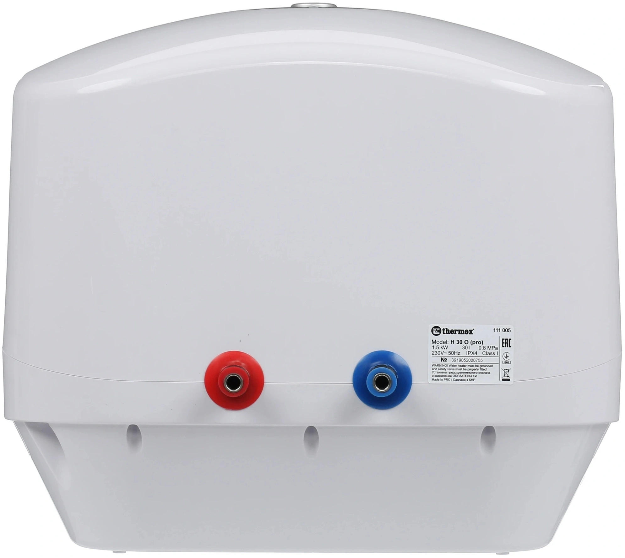 Водонагреватель Thermex H 30-O (pro) 1.5кВт 30л электрический настенный/белый — миниатюра 6