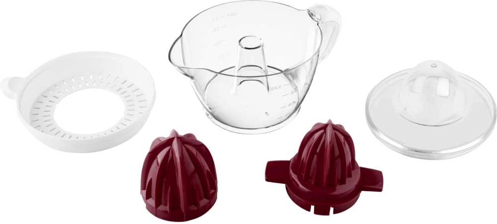 Соковыжималка цитрусовая Scarlett SC-JE50C06 25Вт рез.сок.:700мл. белый/коричневый — миниатюра 2