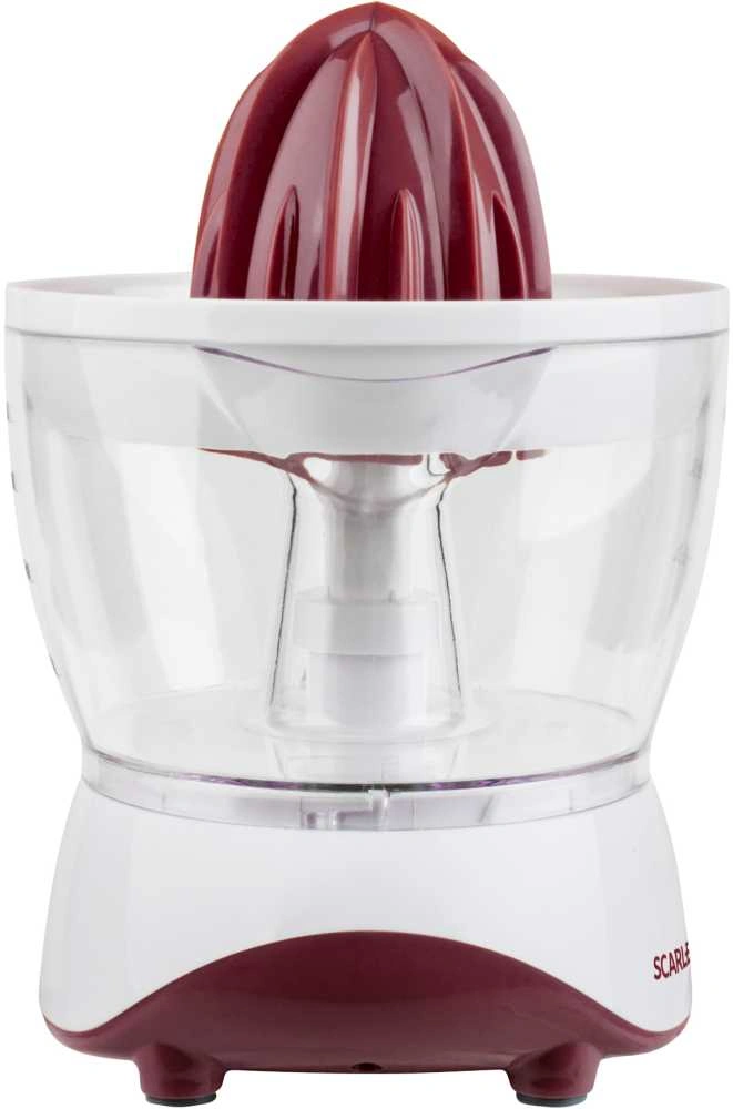 Соковыжималка цитрусовая Scarlett SC-JE50C06 25Вт рез.сок.:700мл. белый/коричневый — миниатюра 3