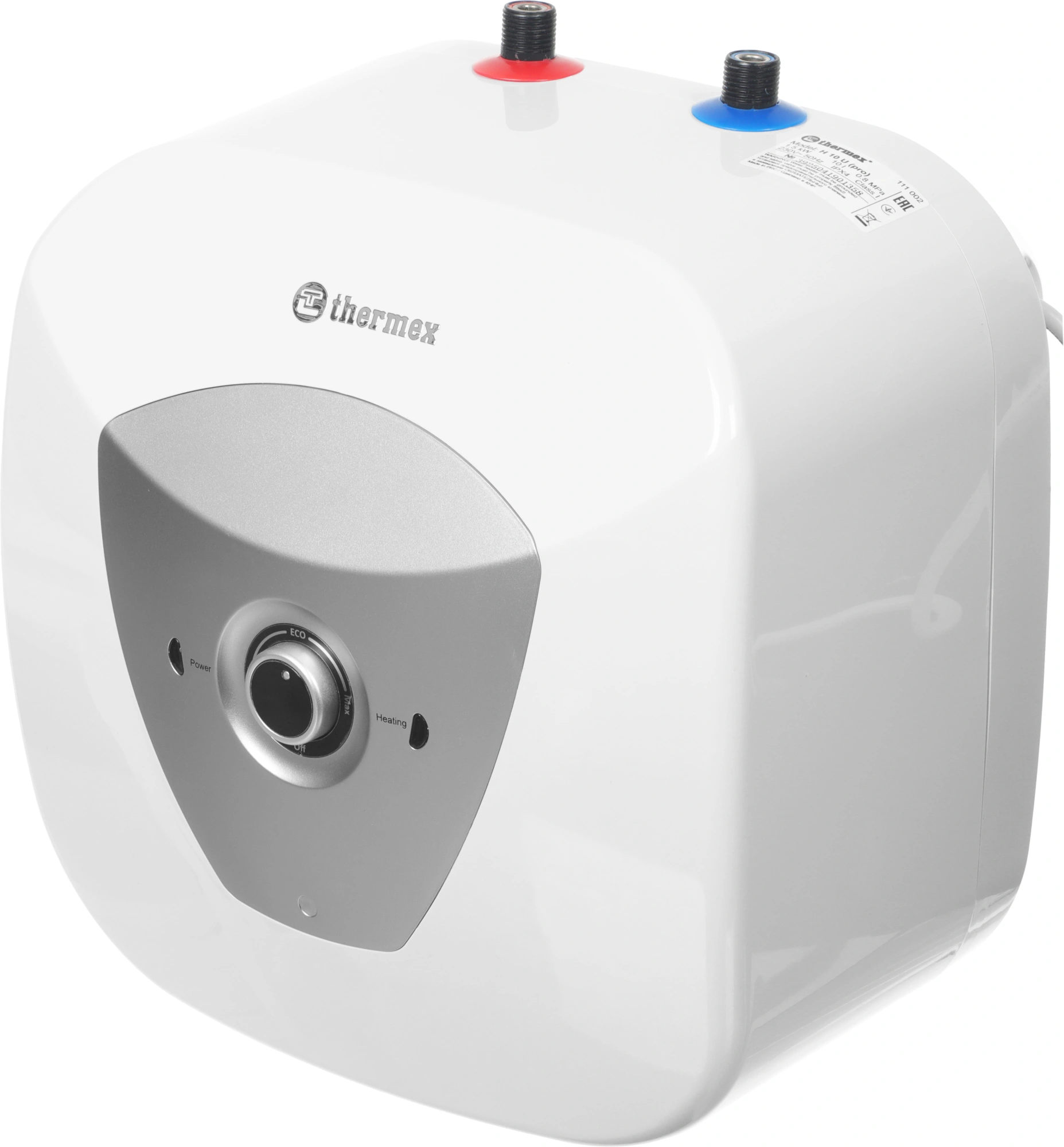 Водонагреватель Thermex H 10 U (pro) 1.5кВт 10л электрический настенный/белый — миниатюра 2