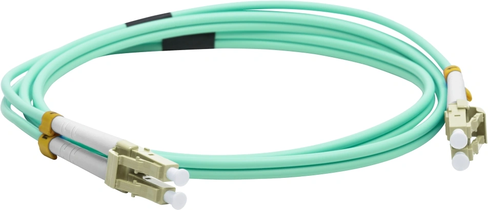 Кабель патч-корд волоконно-оптический Lanmaster LAN-2LC-2LC/OM2-1.0 LSZH, дуплексный, LC/PC-LC/PC,  MM  50/125,  1.0 м