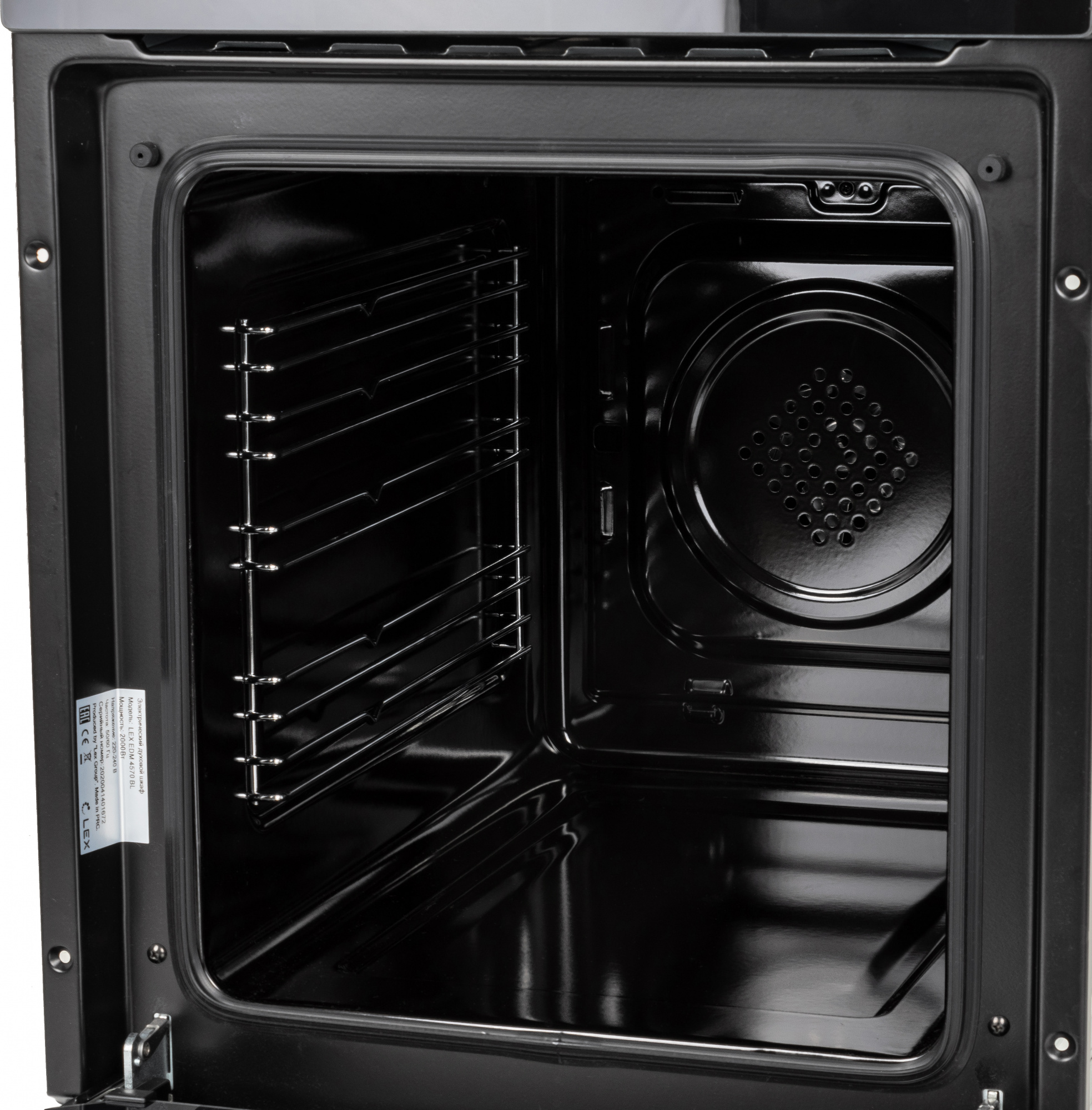 Духовой шкаф Электрический Lex EDM 4570 BL стекло черное — миниатюра 12