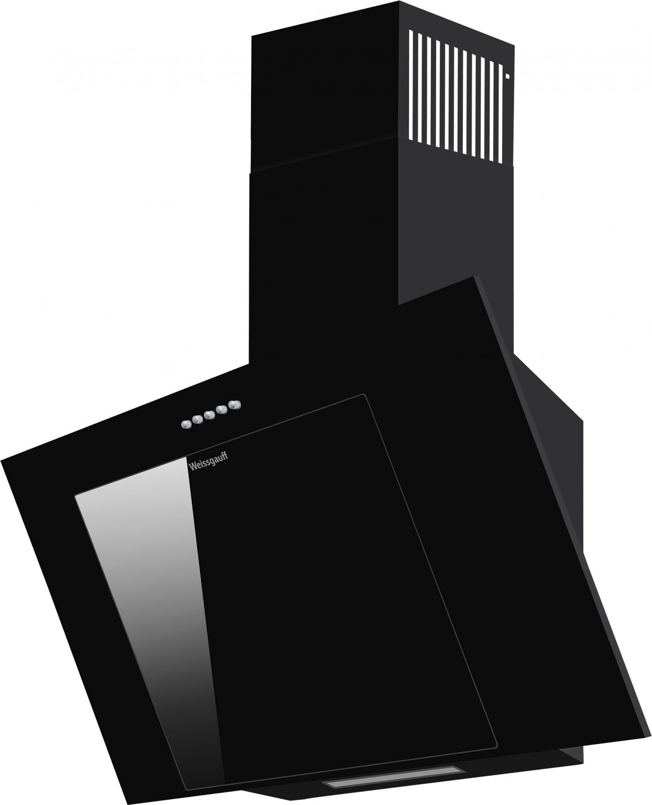 Вытяжка каминная Weissgauff Sigma 60 PB BL черный управление: кнопочное (1 мотор) — миниатюра 4