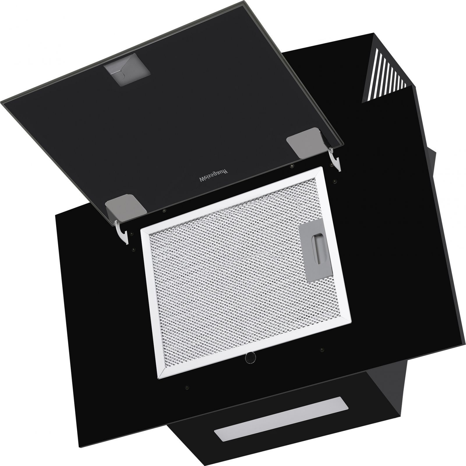 Вытяжка каминная Weissgauff Sigma 60 PB BL черный управление: кнопочное (1 мотор) — миниатюра 2