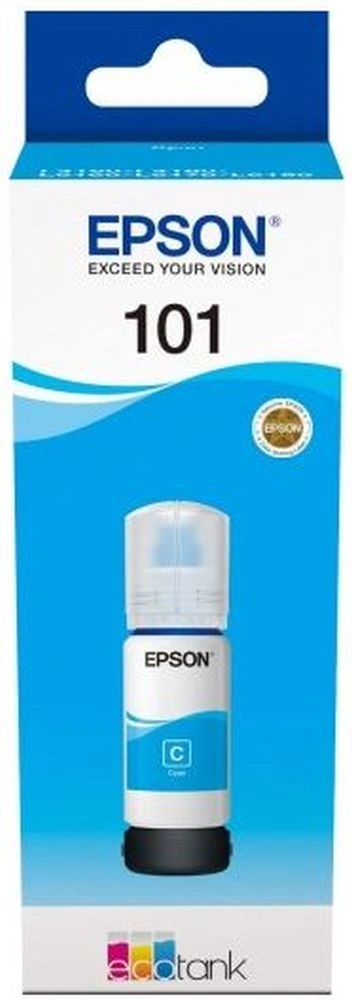 Чернила Epson 101 C13T03V24A голубой 70мл для Epson L4150/L4160/L6160/L6170 — миниатюра 3