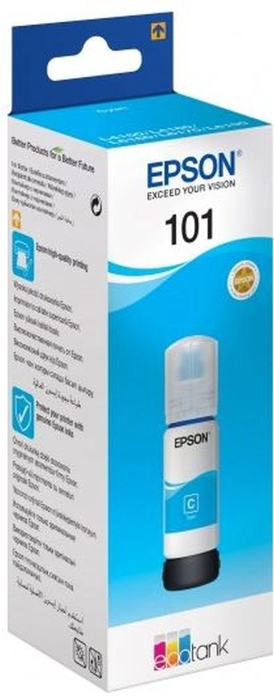 Чернила Epson 101 C13T03V24A голубой 70мл для Epson L4150/L4160/L6160/L6170 — миниатюра 4