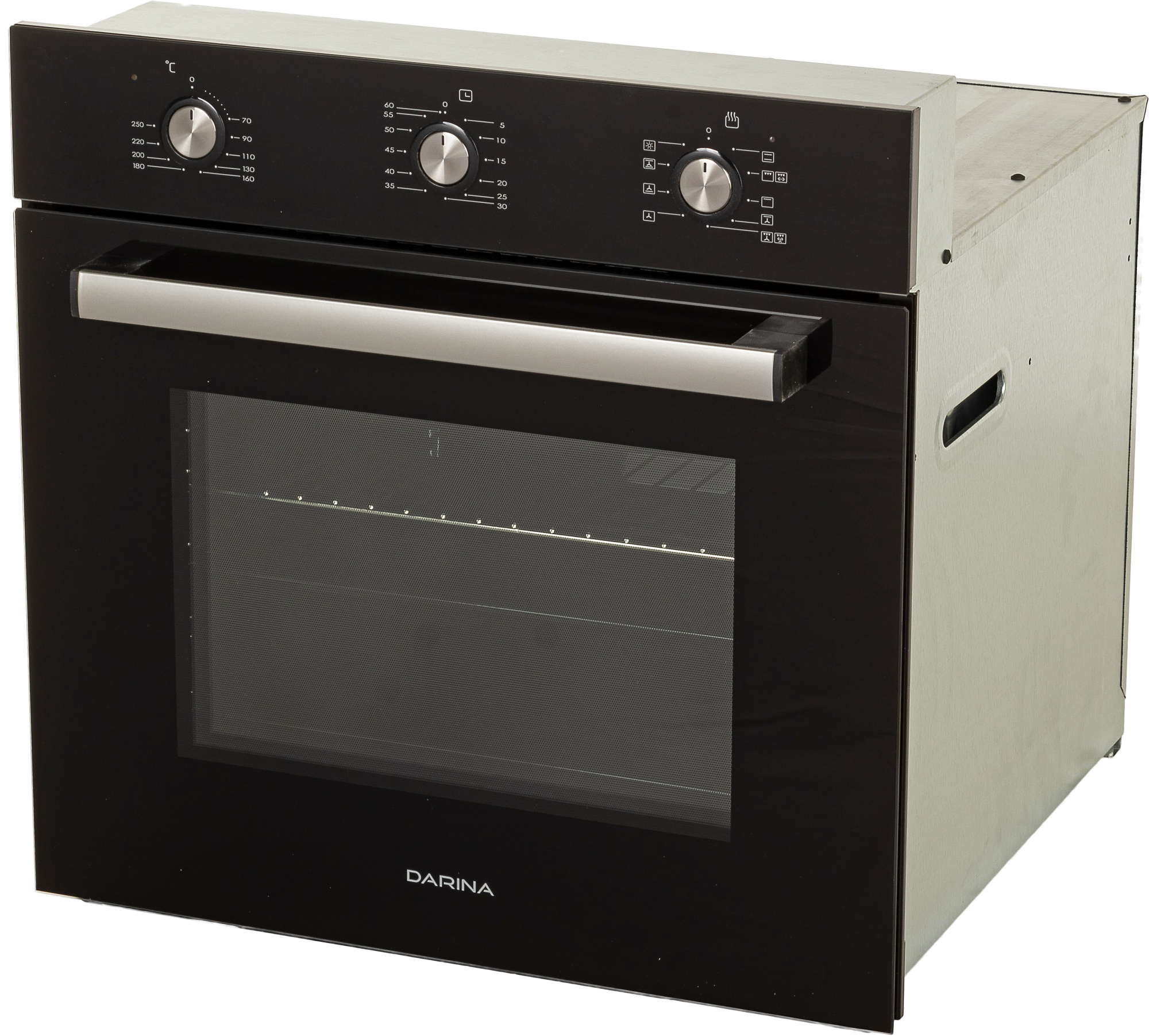 Духовой шкаф Электрический Darina 1V5 BDE 112 707 B черный/стекло черное — миниатюра 7