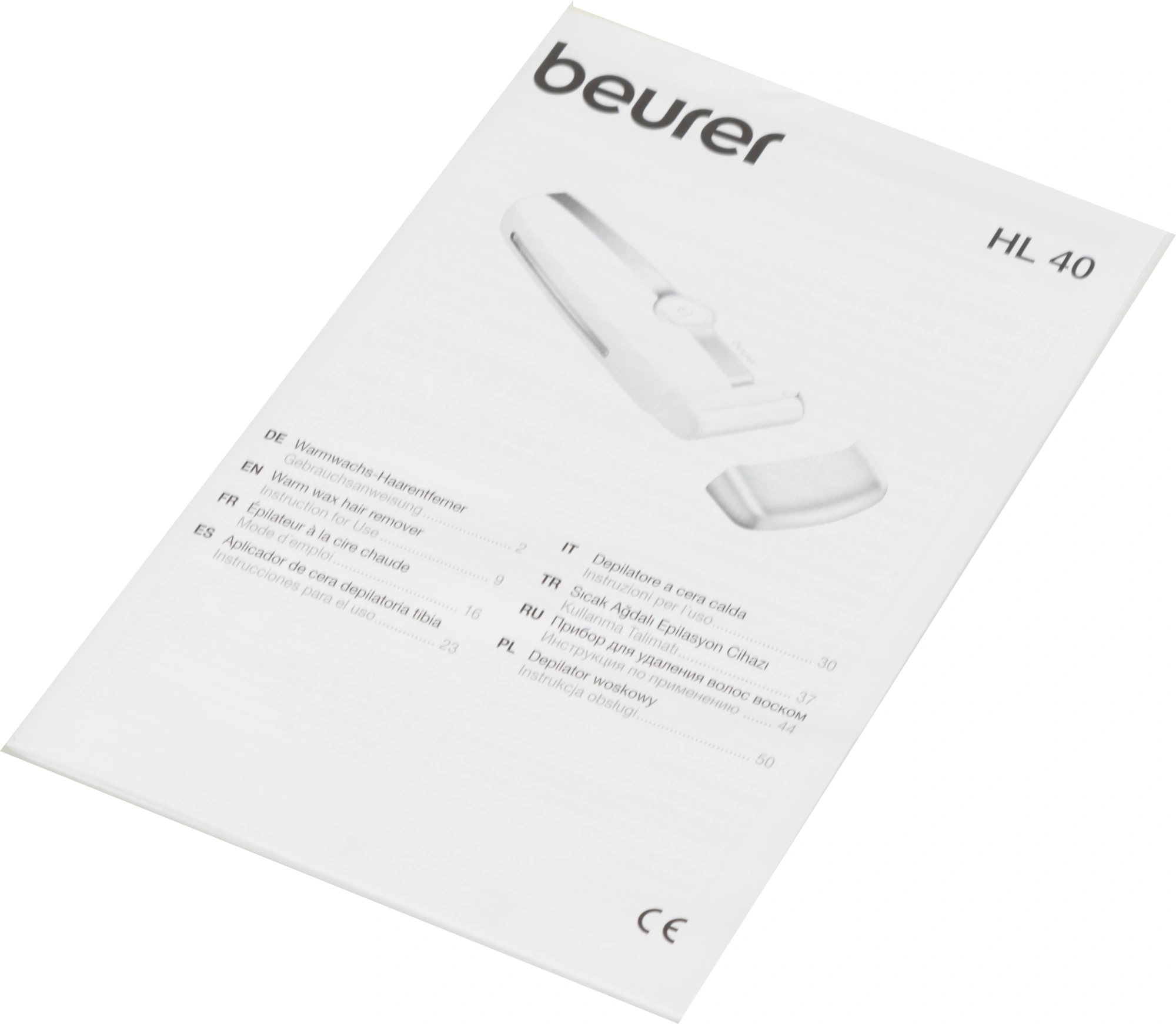 Прибор удал.вол. Beurer HL40 белый/золотистый (577.00) — миниатюра 8