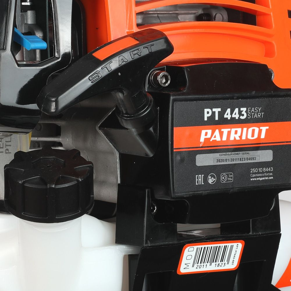 Триммер бензиновый Patriot PT 443 The One 1840Вт 2.5л.с. неразбор.штан. реж.эл.:леска/нож — миниатюра 18