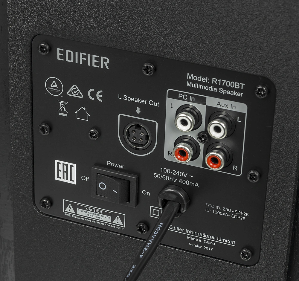 Колонки Edifier R1700BT 2.0 черный 66Вт BT — миниатюра 4