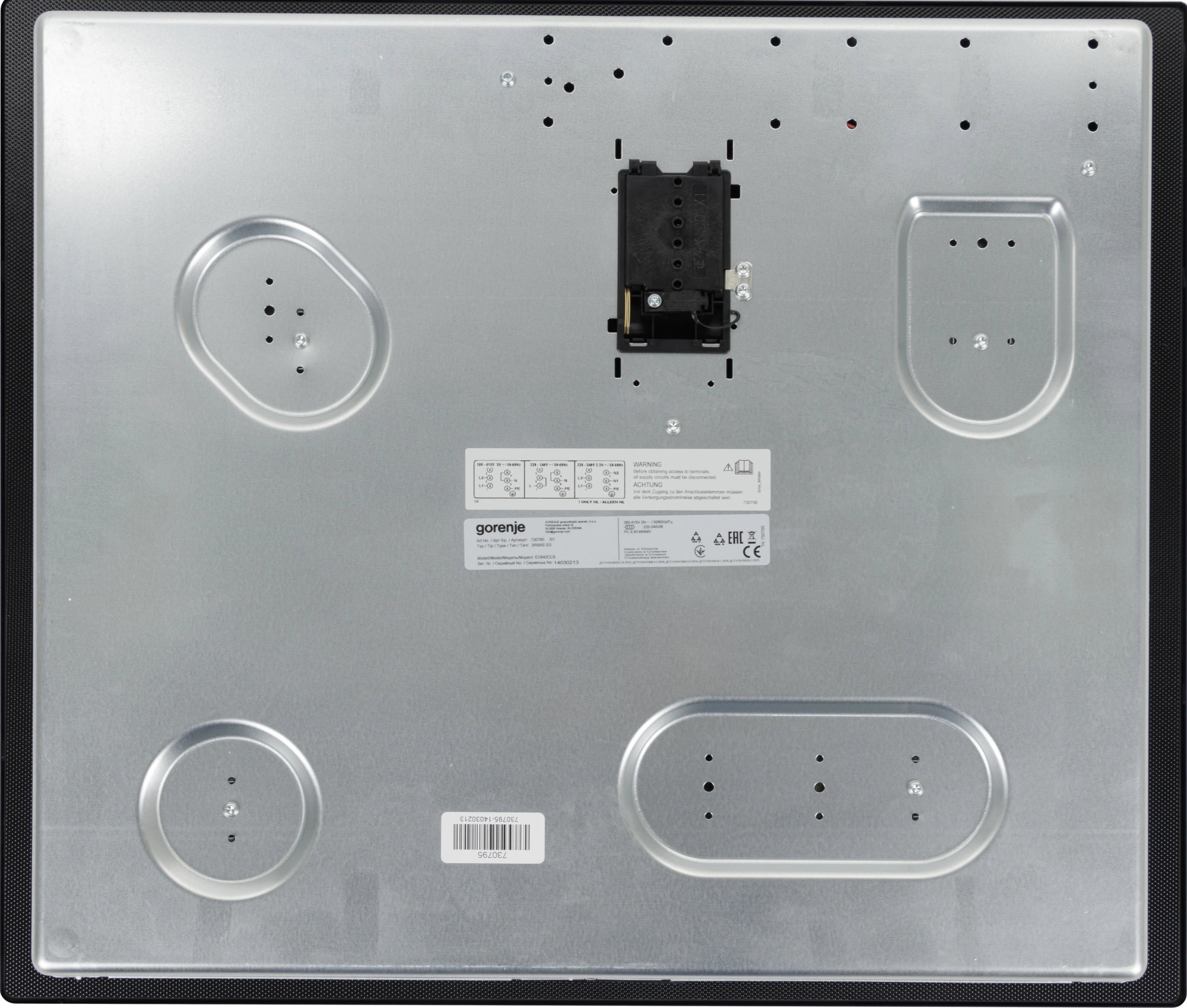 Варочная поверхность Gorenje EC642CLB черный — миниатюра 5