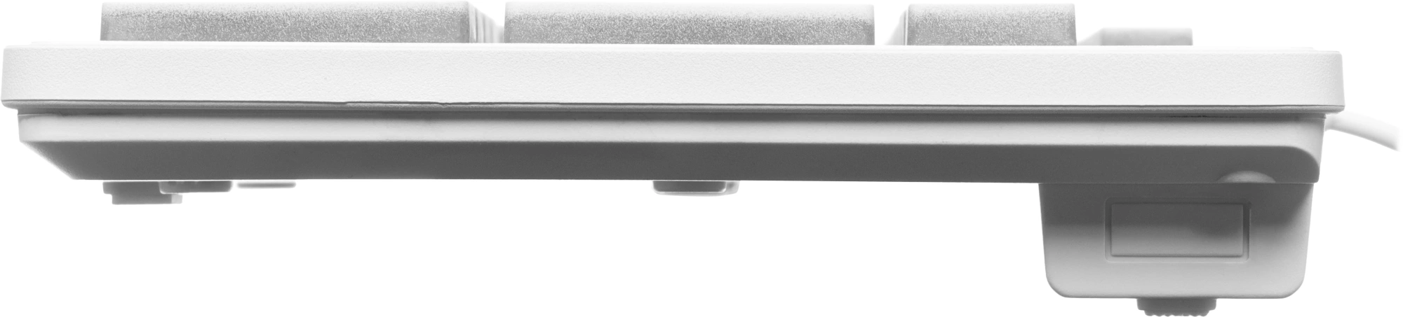 Клавиатура Оклик 550ML белый USB slim Multimedia LED (1061618) кабель 1.5м — миниатюра 19