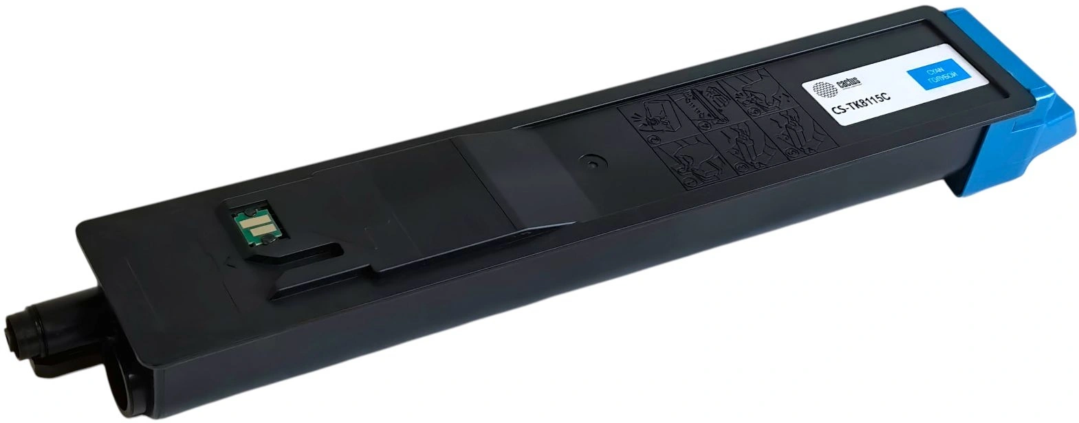 Картридж лазерный Cactus CS-TK8115C TK-8115C голубой (6000стр.) для Kyocera Mita Ecosys M8124cidn/M8130cidn — миниатюра 2