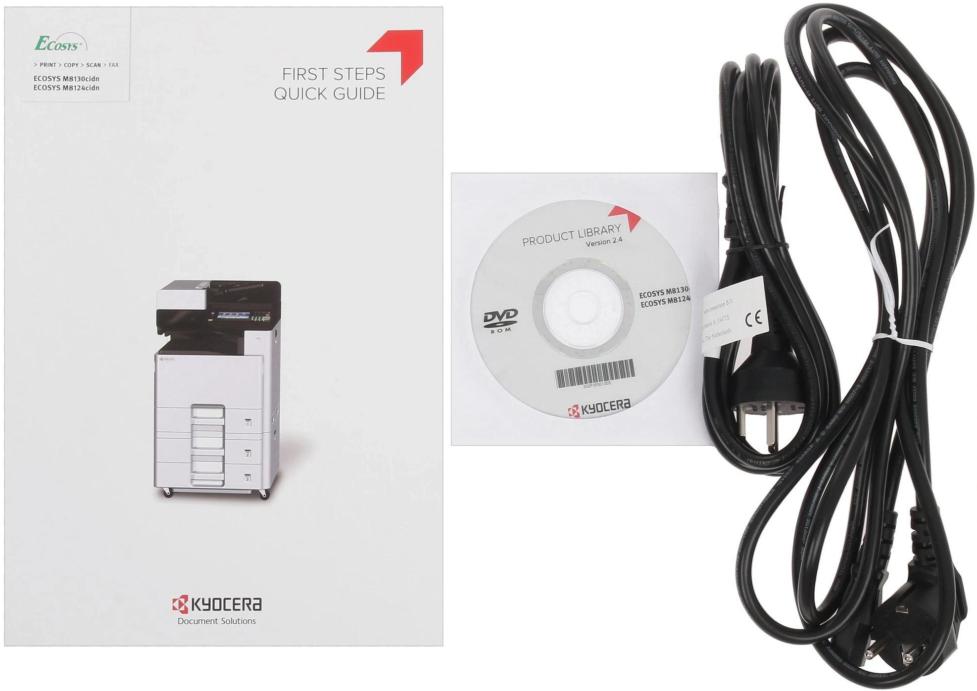МФУ лазерный Kyocera Ecosys M8124cidn (EU) (1102P43NL0) A3 Duplex Net белый — миниатюра 8