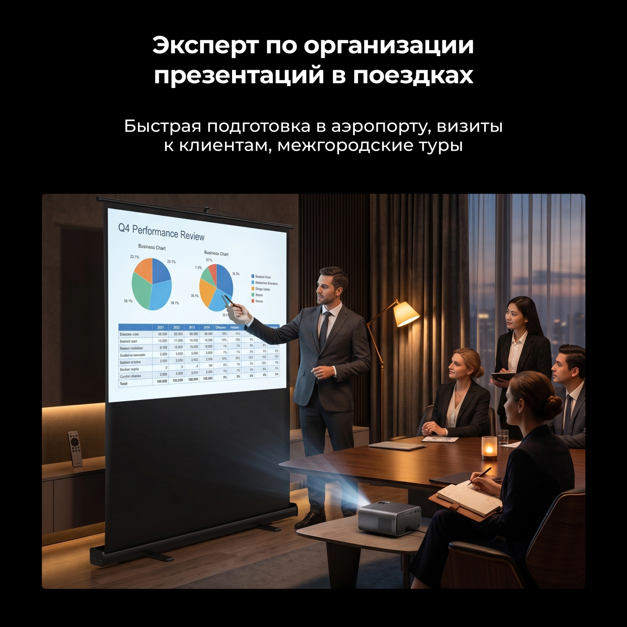Экран Cactus 98" 150x200см FloorCompactExpert CS-PSFLCE-200X150 4:3 напольный рулонный — миниатюра 12