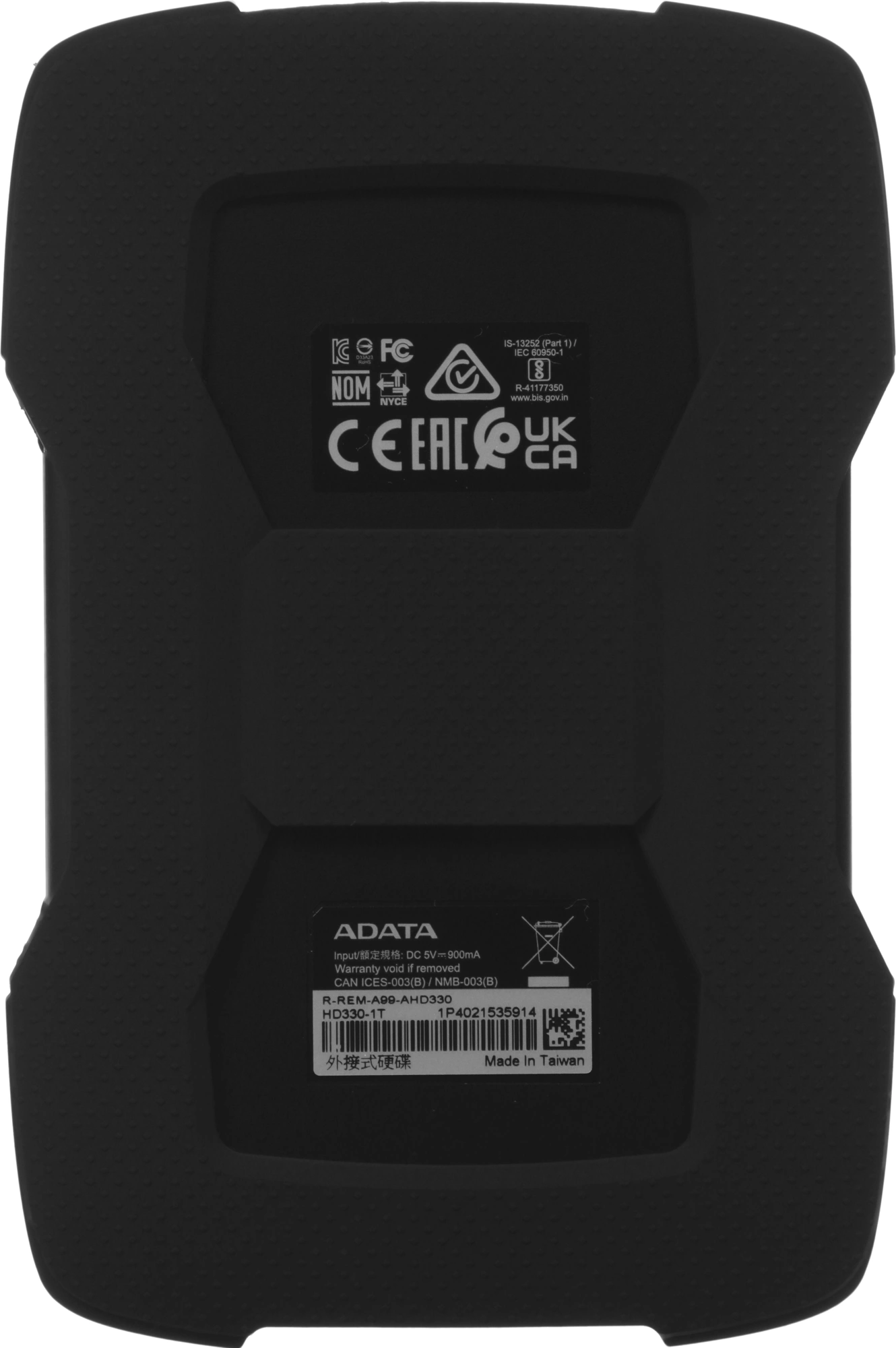 Жесткий диск A-Data USB3.0 1TB AHD330-1TU31-CBK HD330 DashDrive Durable 2.5" черный — миниатюра 5