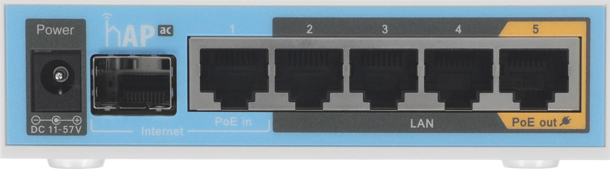 Роутер беспроводной MikroTik hAP ac (RB962UIGS-5HACT2HNT) AC1750 10/100/1000BASE-TX/SFP белый — миниатюра 8