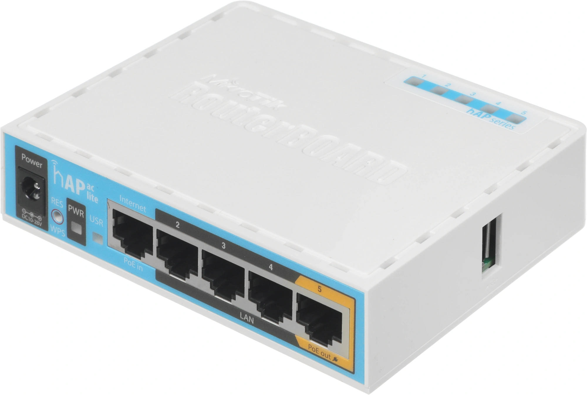 Роутер беспроводной MikroTik hAP ac lite (RB952UI-5AC2ND) AC750 10/100BASE-TX белый — миниатюра 11