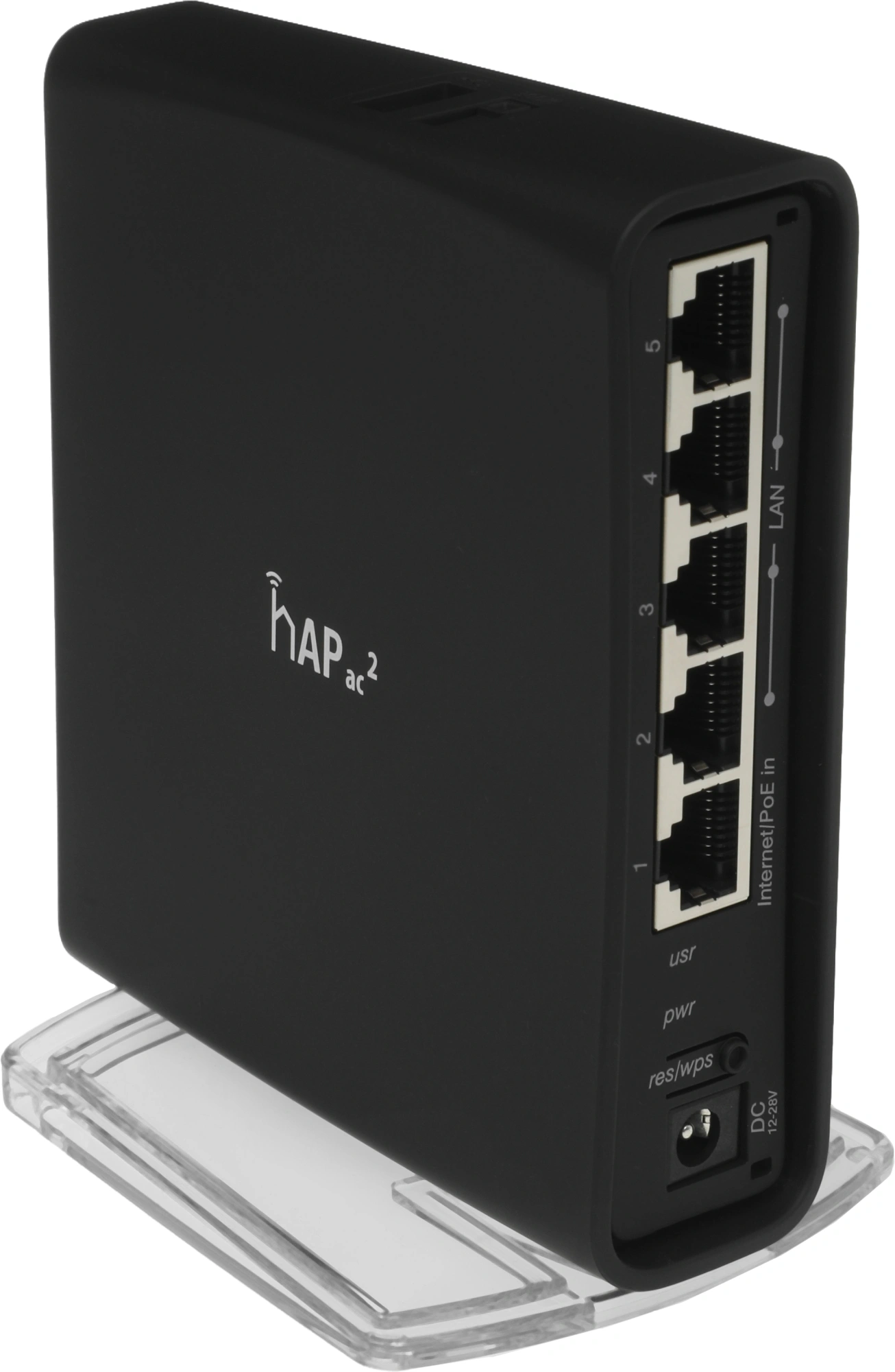 Роутер беспроводной MikroTik hAP ac2 (RBD52G-5HACD2HND-TC) AC1200 10/100/1000BASE-TX/4G ready черный — миниатюра 16