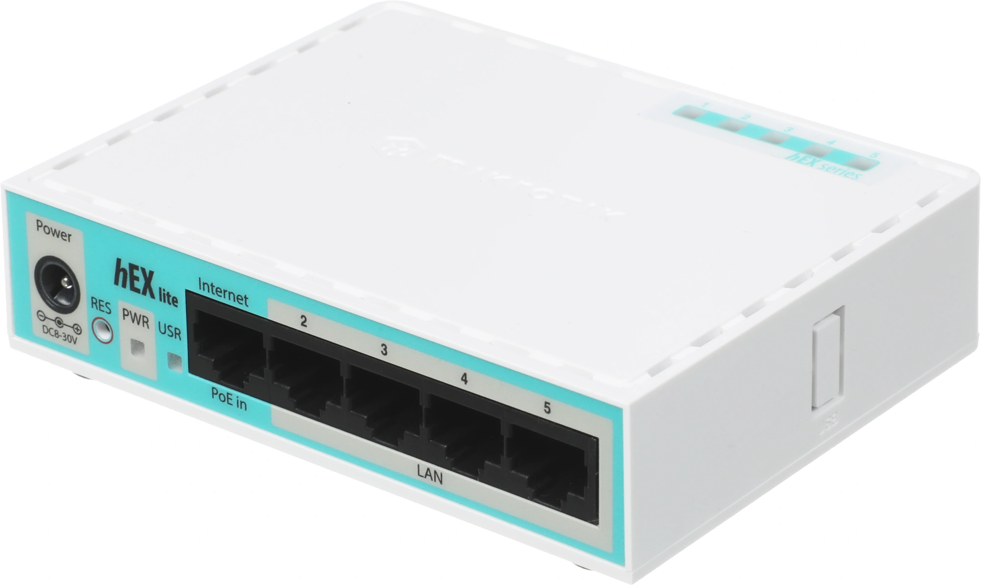 Роутер MikroTik hEX lite (RB750R2) 10/100BASE-TX белый — миниатюра 5