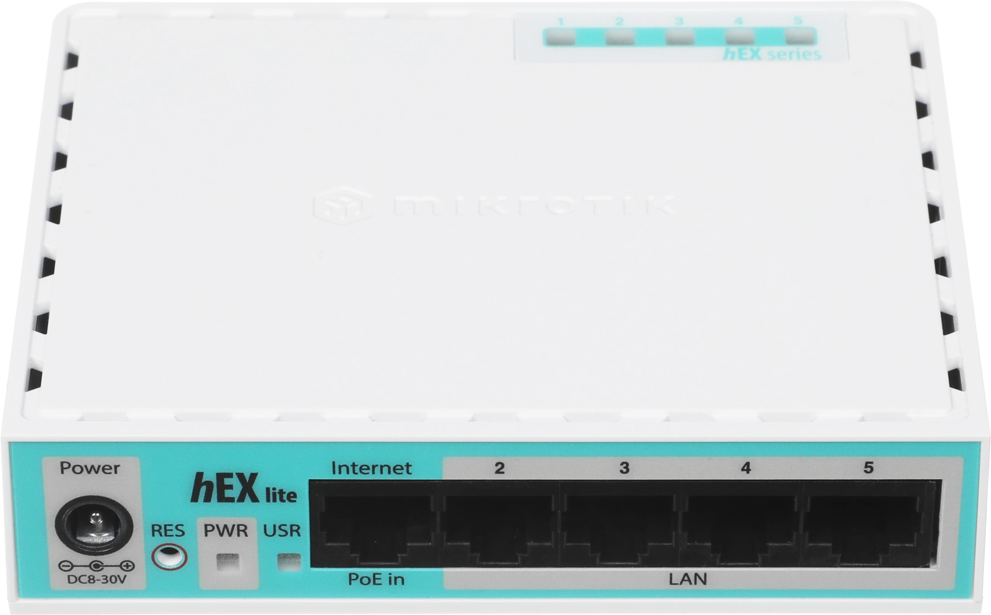 Роутер MikroTik hEX lite (RB750R2) 10/100BASE-TX белый — миниатюра 4