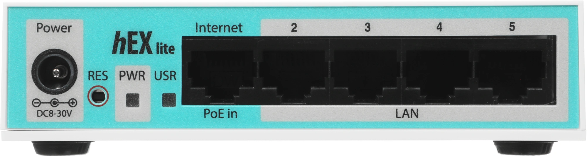 Роутер MikroTik hEX lite (RB750R2) 10/100BASE-TX белый — миниатюра 9