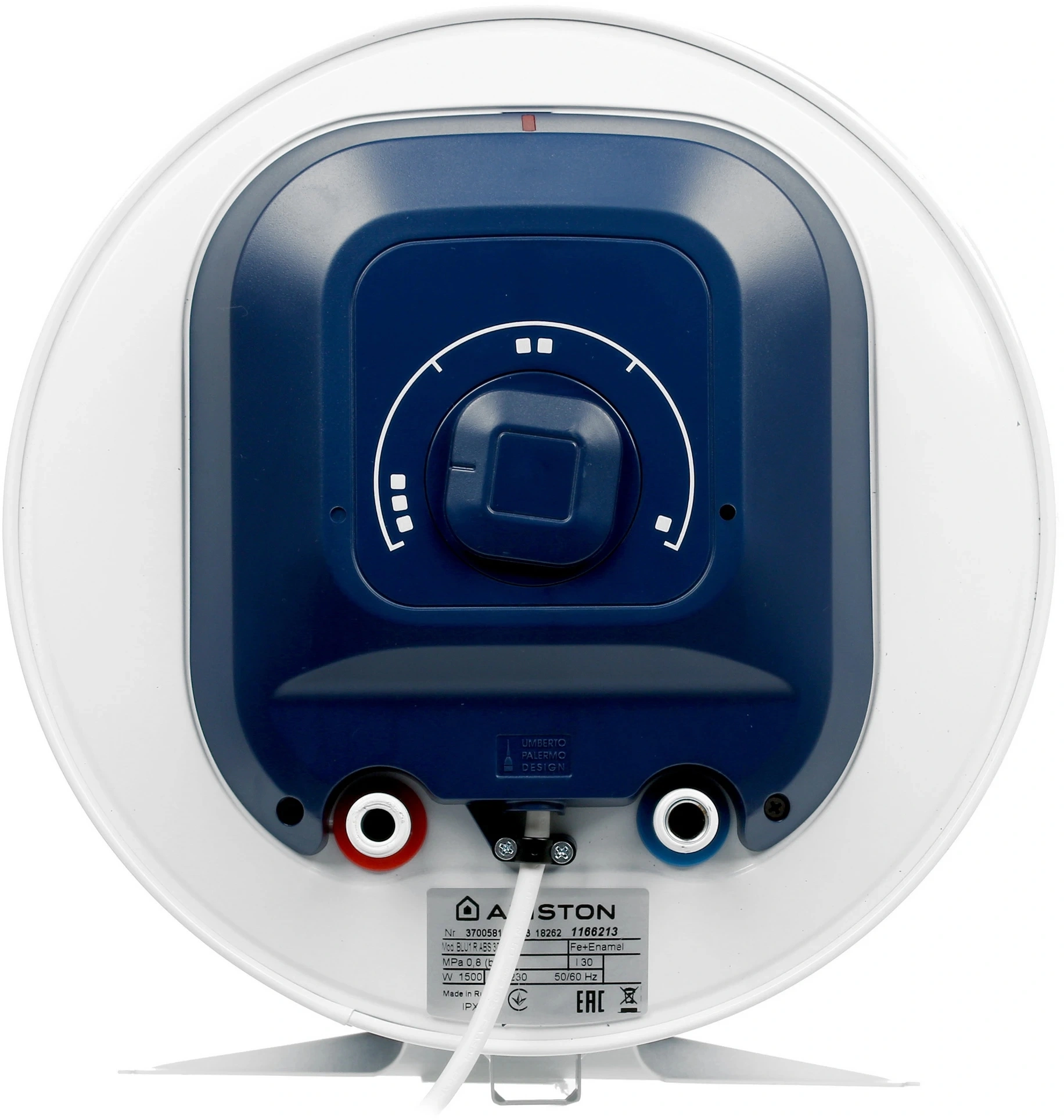 Водонагреватель Ariston BLU1 R ABS 30 V SLIM 1.5кВт 30л электрический настенный/белый — миниатюра 9