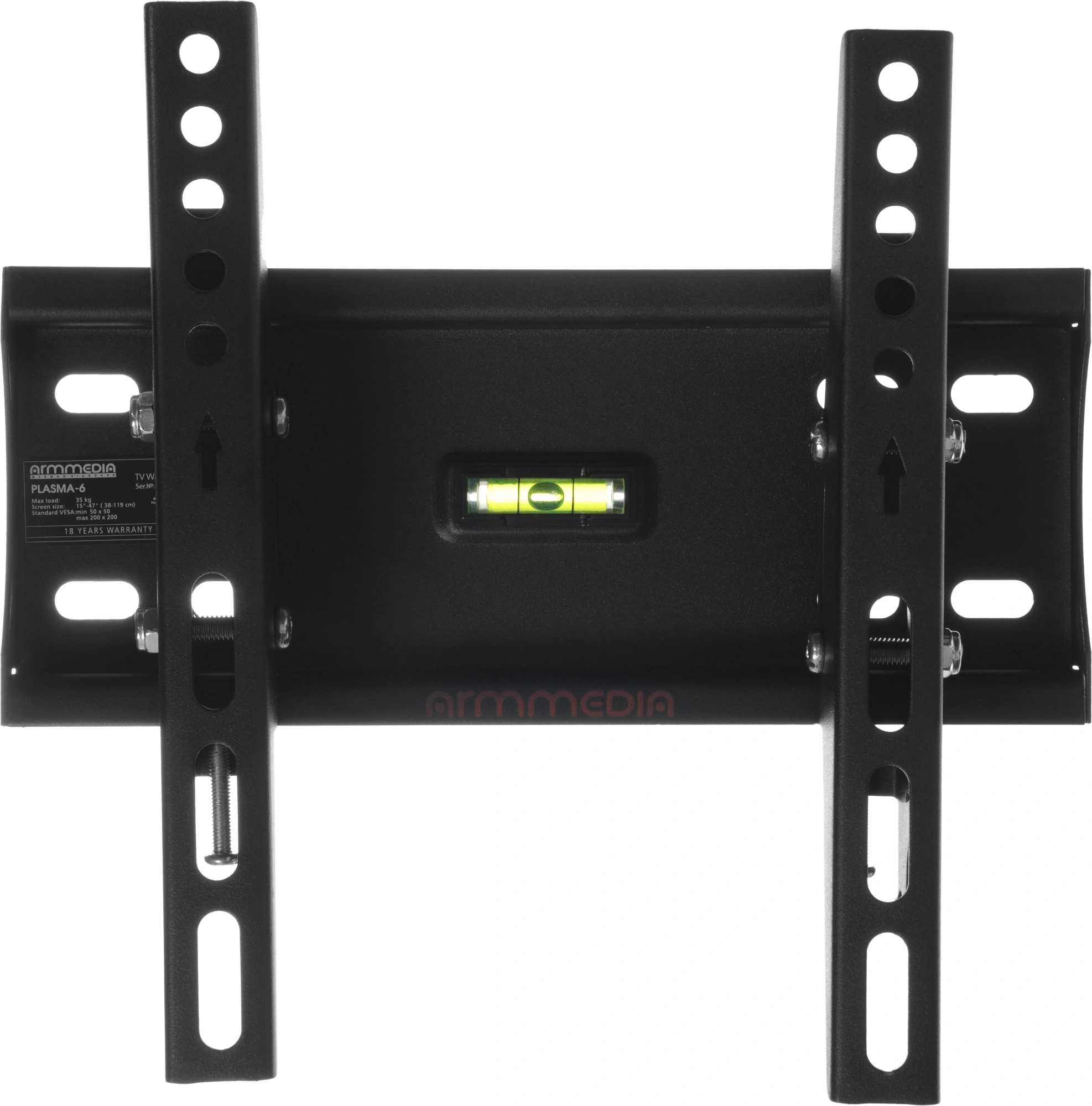 Кронштейн для телевизора Arm Media PLASMA-6 new черный 15"-47" макс.35кг настенный наклон — миниатюра 5