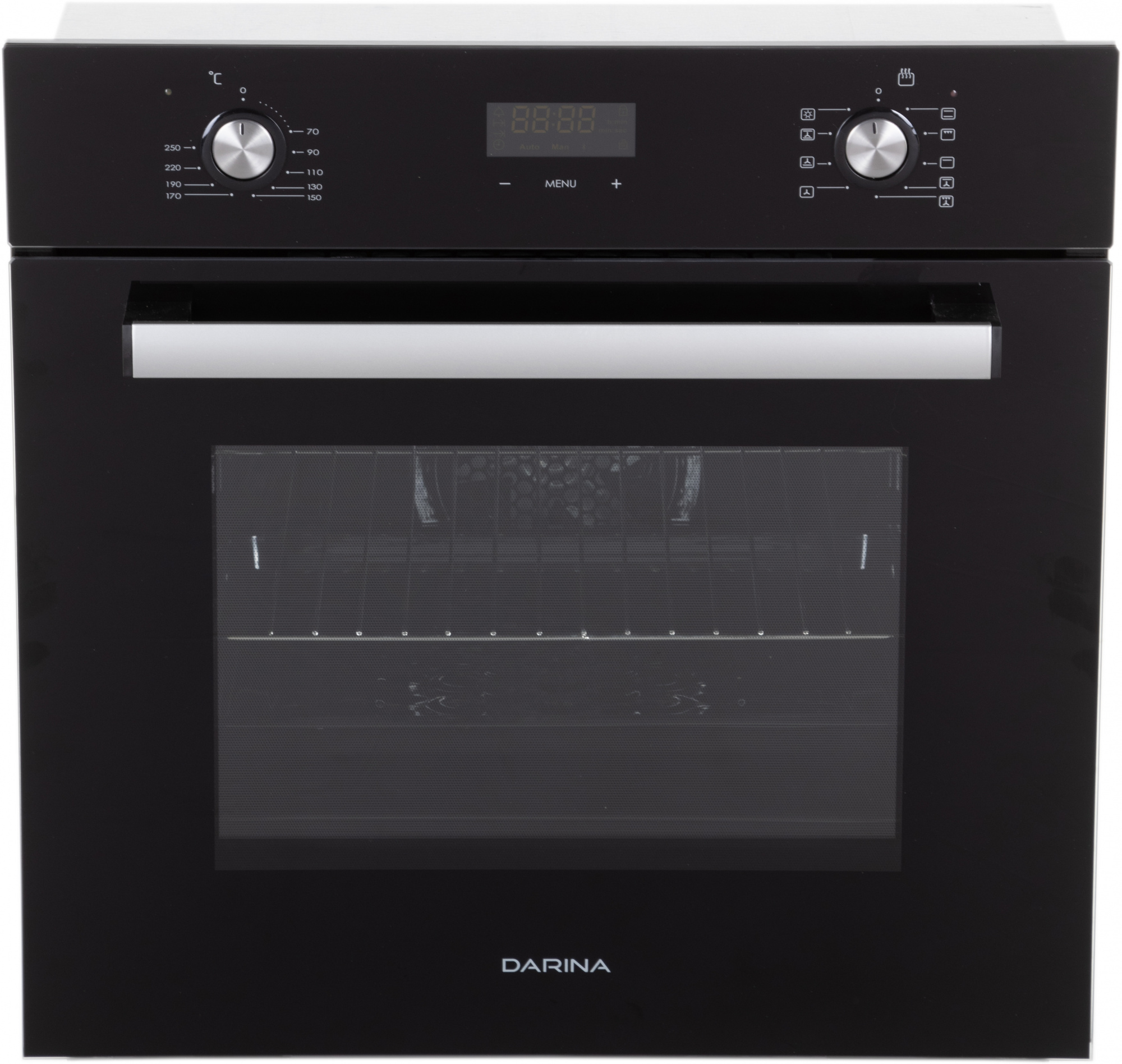 Духовой шкаф Электрический Darina 2V5 BDE 112 708 B черный/стекло черное — миниатюра 4