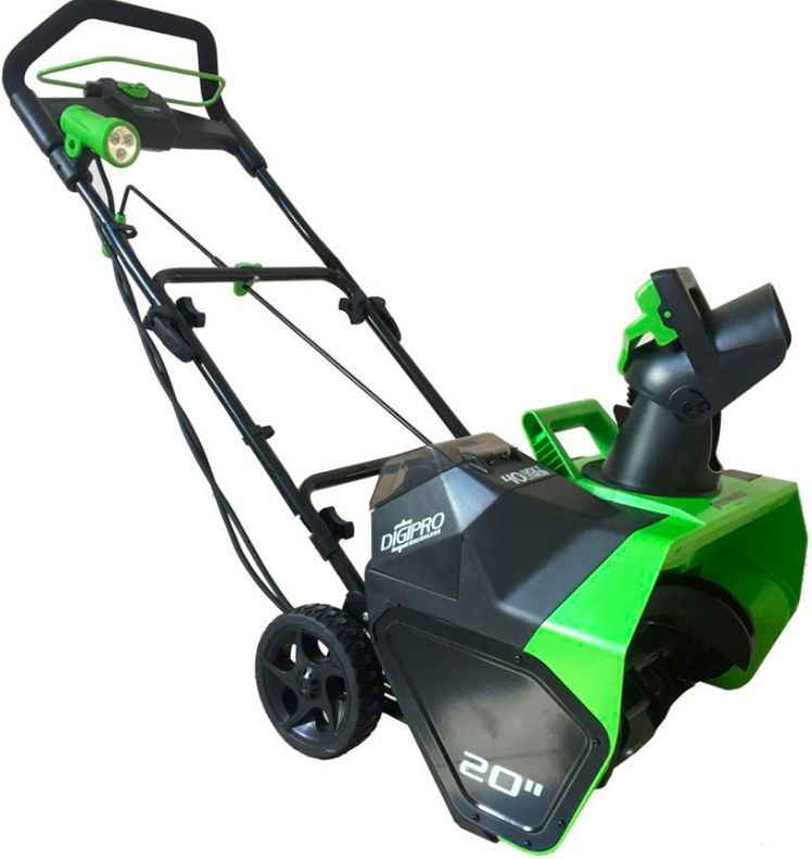 Снегоуборщик электр. Greenworks GD40SB — миниатюра 2