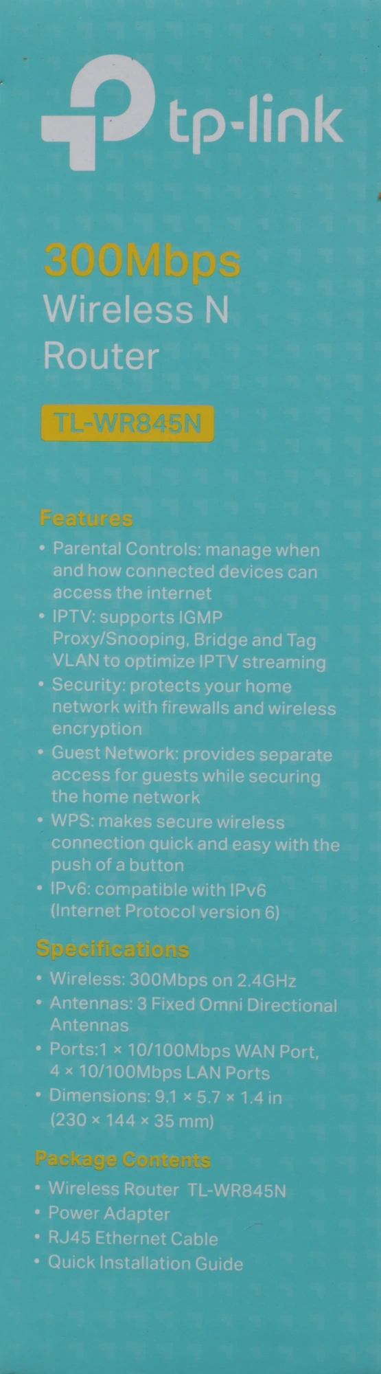 Роутер беспроводной TP-Link TL-WR845N N300 10/100BASE-TX белый — миниатюра 13