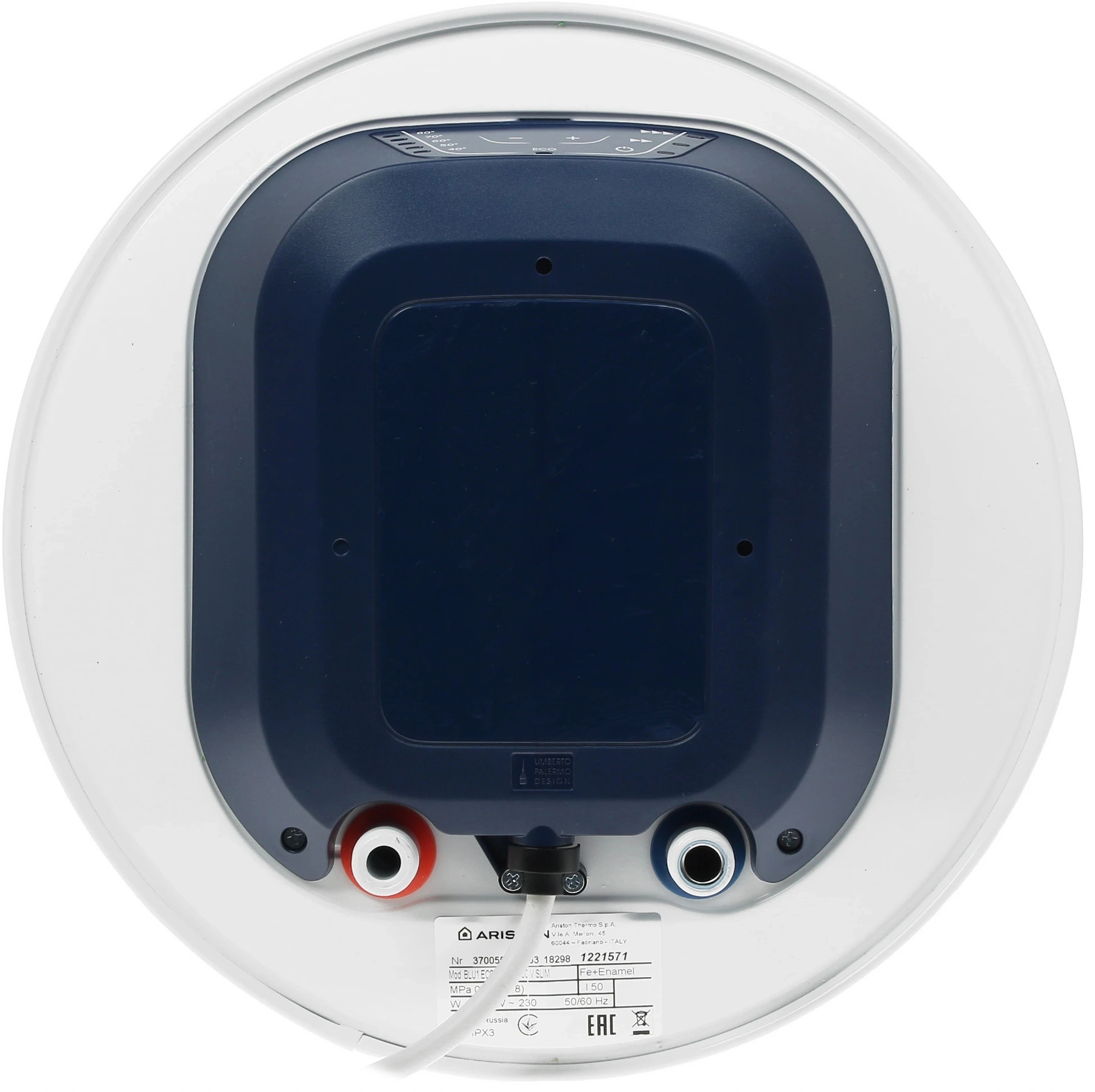 Водонагреватель Ariston BLU1 ECO ABS PW 50 V 2.5кВт 50л электрический настенный/белый — миниатюра 6