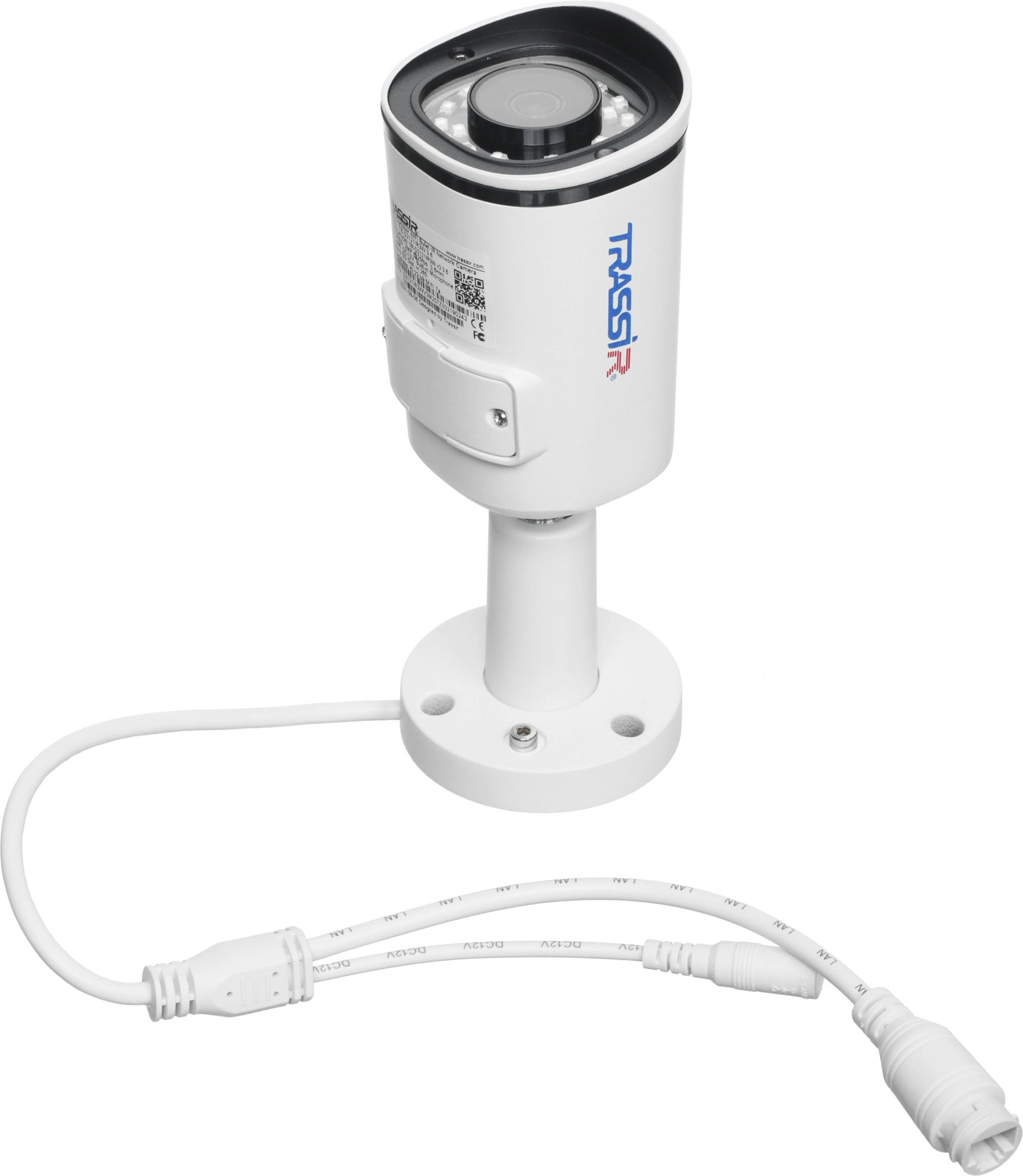 Камера видеонаблюдения IP Trassir TR-D2121IR3W Wi-Fi 3.6-3.6мм цв. корп.:белый (TR-D2121IR3W (3.6 MM)) — миниатюра 10