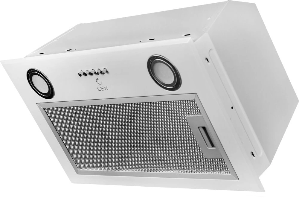 Вытяжка встраиваемая Lex GS Bloc P 600 WH белый управление: кнопочное (1 мотор) — миниатюра 3