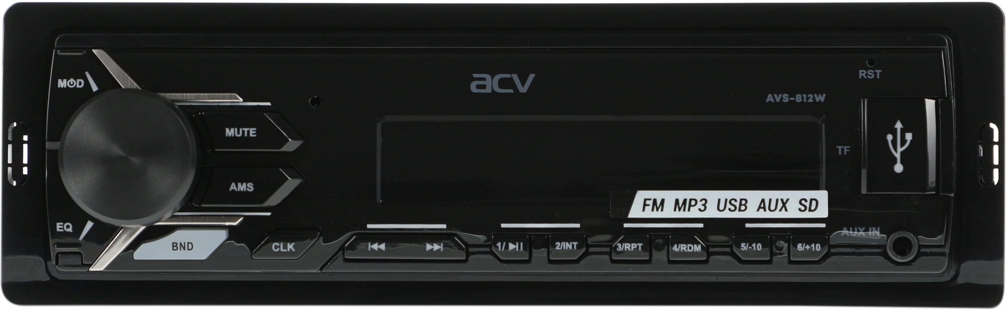 Автомагнитола ACV AVS-812W 1DIN 4x50Вт (32209) — миниатюра 3