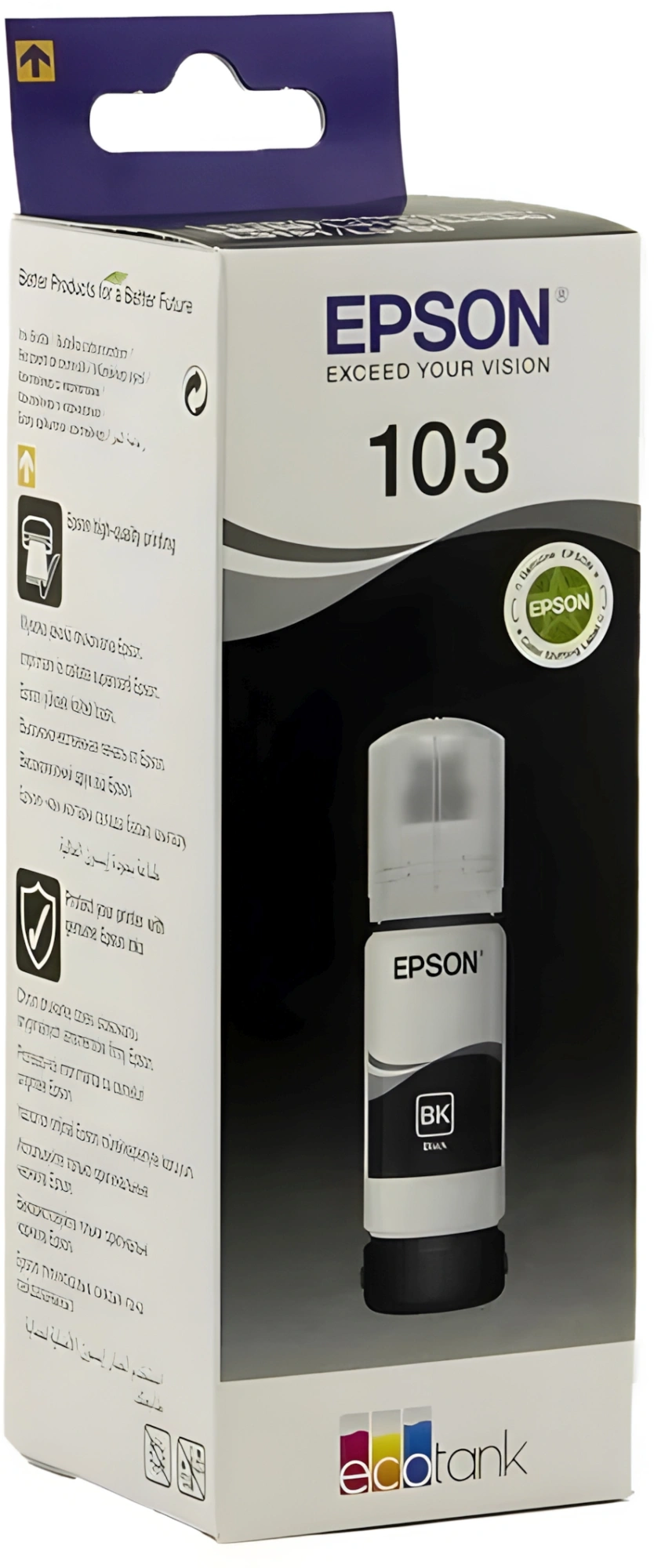 Чернила Epson 103 C13T00S14A черный 65мл для Epson L3100/3110/3150 — миниатюра 2