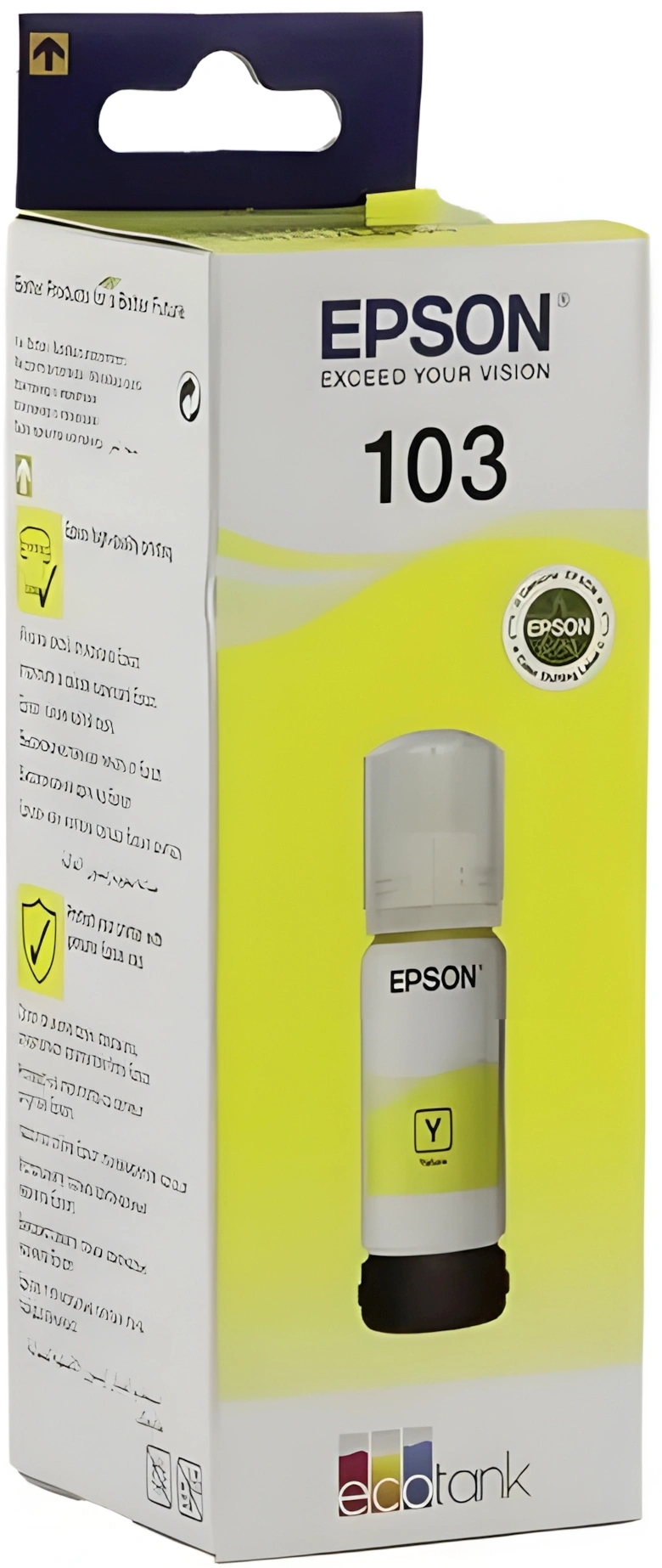 Чернила Epson 103 C13T00S44A желтый65мл для Epson L3100/3110/3150 — миниатюра 3