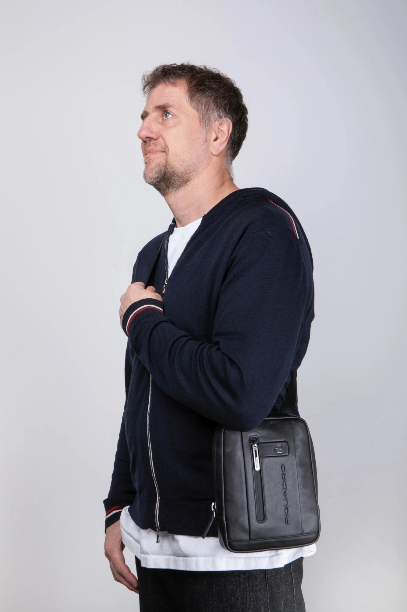 Сумка мужская Piquadro Urban CA3084UB00/N черная натур.кожа — миниатюра 8