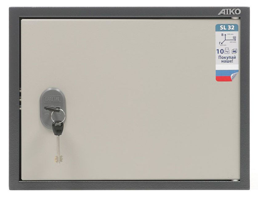 Шкаф бухгалтерский Aiko SL 32 320x420x350мм ключевой (S10799030002) — миниатюра 3