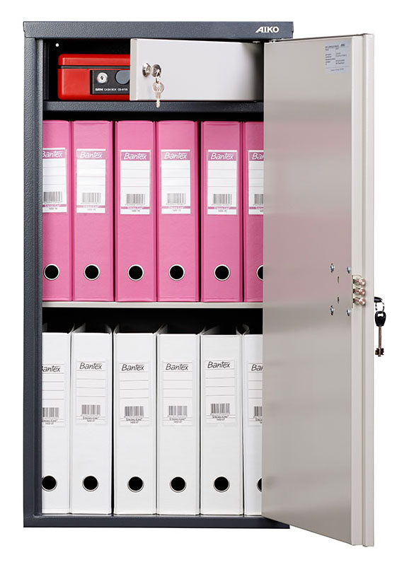 Шкаф бухгалтерский Aiko SL 87T 870x460x340мм ключевой трейзер (S10799090502) — миниатюра 2
