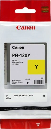 Картридж струйный Canon PFI-120Y 2888C001 желтый (130мл) для Canon imagePROGRAF TM-200/205