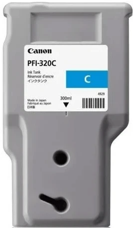 Картридж струйный Canon PFI-320C 2891C001 голубой (300мл) для Canon imagePROGRAF TM-200/205/300/350/355 — миниатюра 2