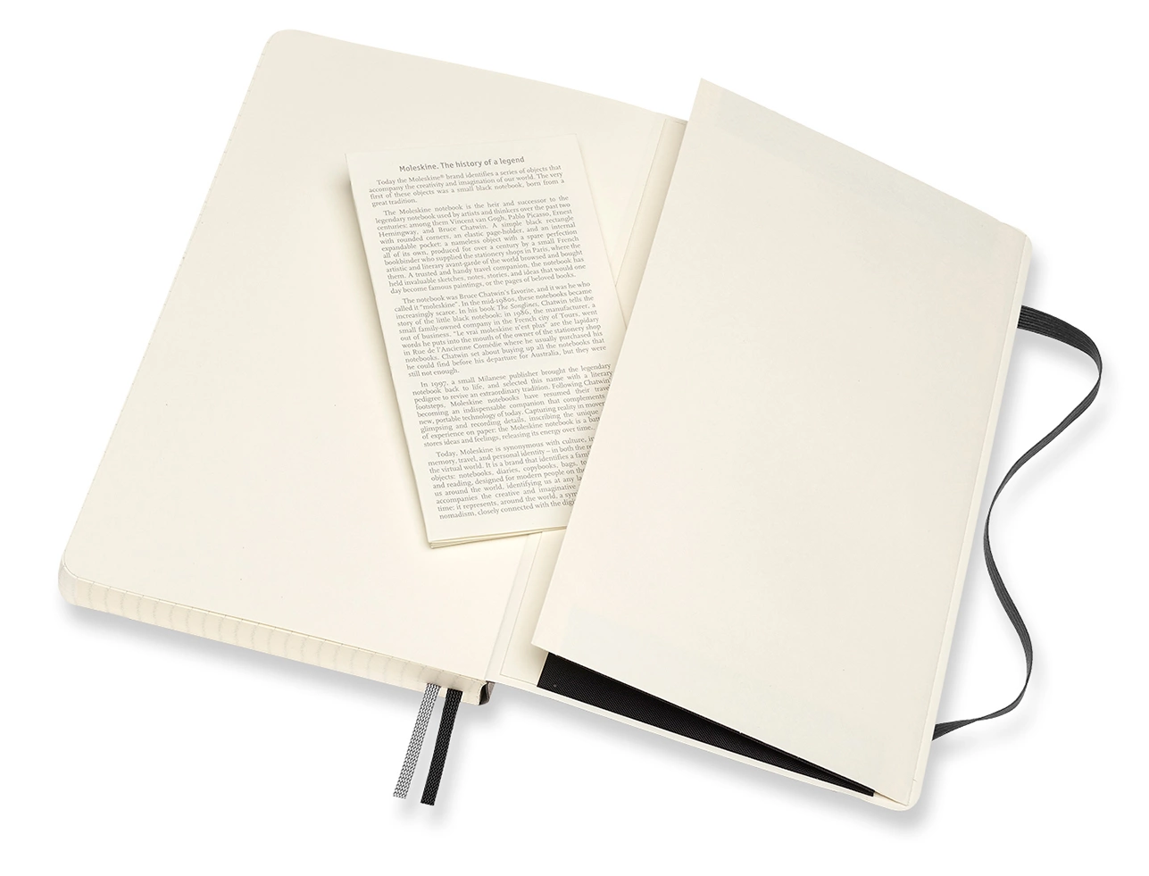 Блокнот Moleskine CLASSIC SOFT EXPENDED QP617EXP Large 130х210мм 400стр. клетка мягкая обложка черный — миниатюра 5