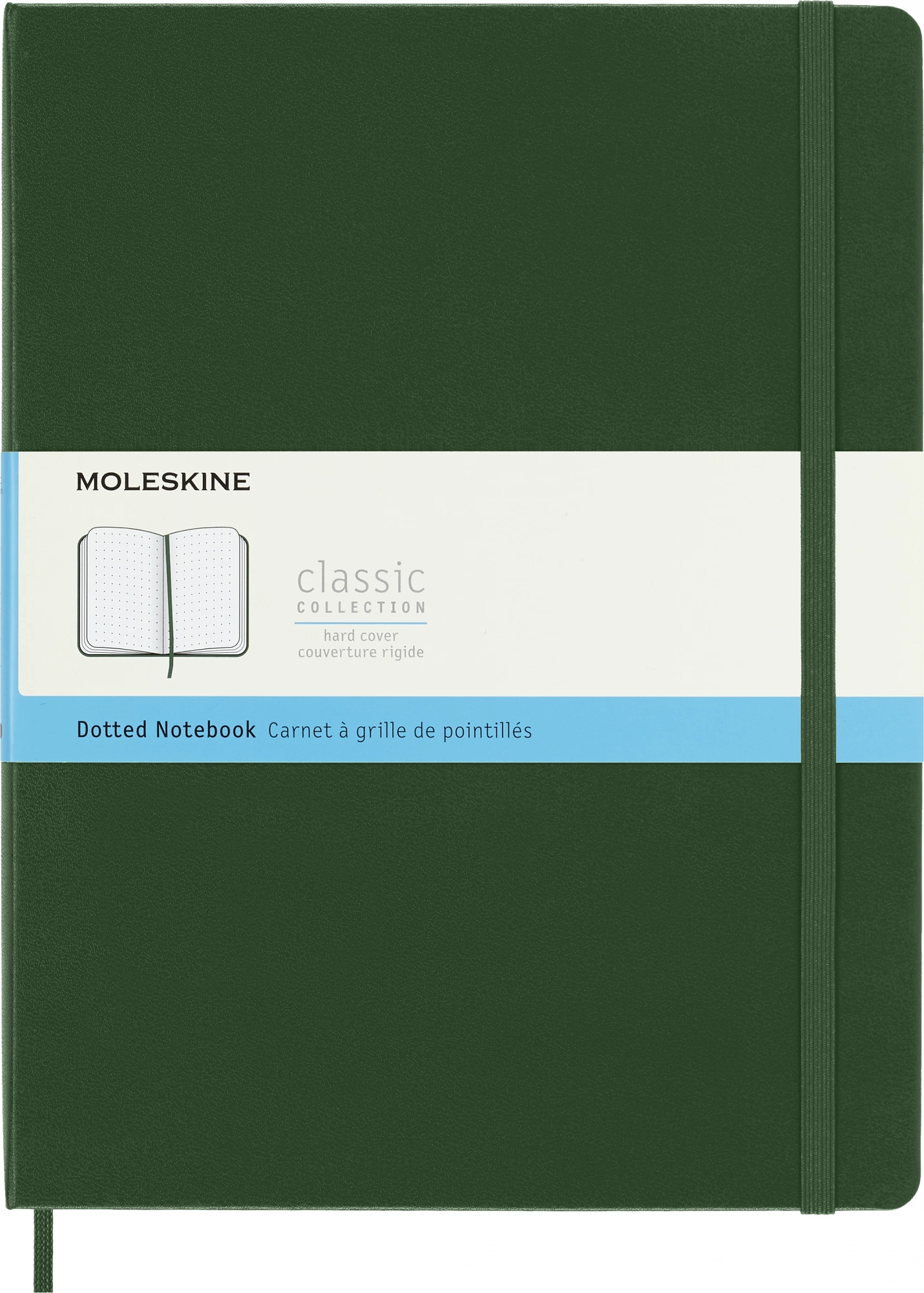 Блокнот Moleskine CLASSIC QP093K15 XLarge 190х250мм 192стр. пунктир твердая обложка зеленый — фото 1