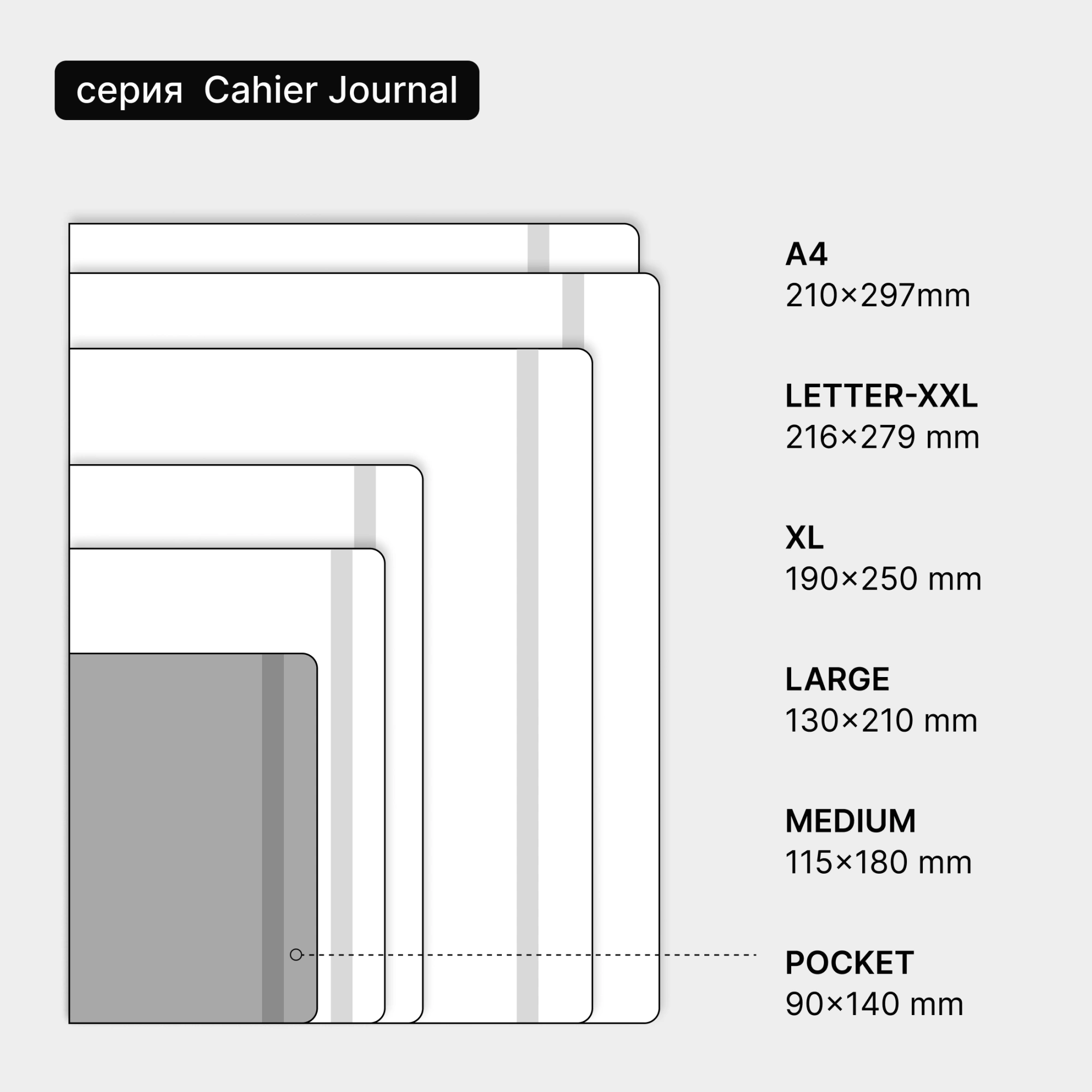 Блокнот Moleskine CAHIER JOURNAL CH013B44 Pocket 90x140мм обложка картон 64стр. нелинованный голубой (3шт) — миниатюра 12