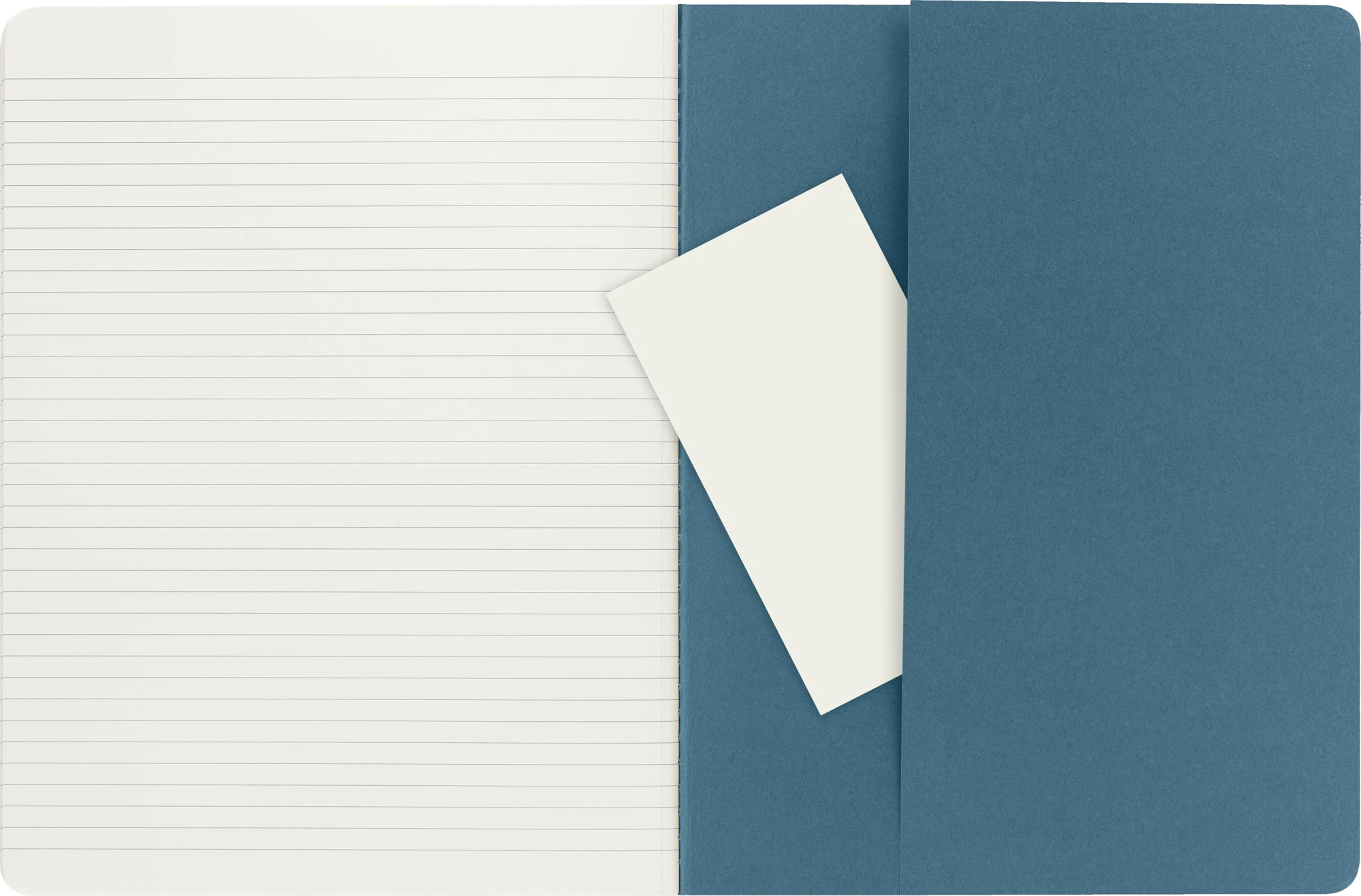 Блокнот Moleskine CAHIER JOURNAL CH021B44 XLarge 190х250мм обложка картон 120стр. линейка голубой (3шт) — миниатюра 5