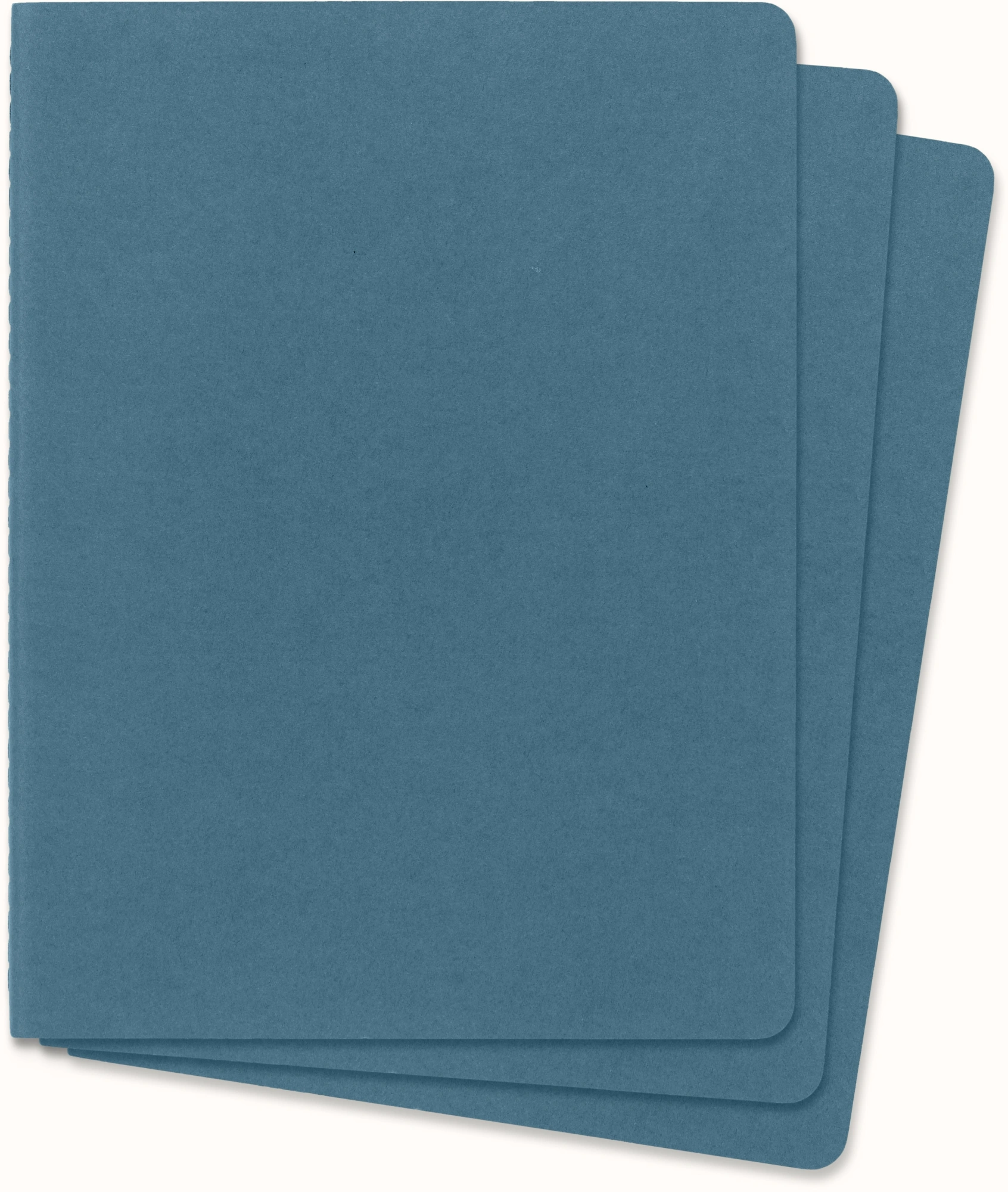 Блокнот Moleskine CAHIER JOURNAL CH021B44 XLarge 190х250мм обложка картон 120стр. линейка голубой (3шт) — миниатюра 6