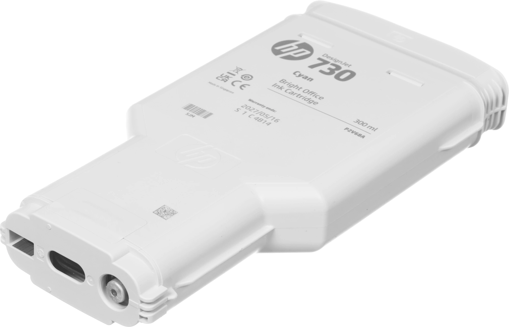 Картридж струйный HP 730 P2V68A голубой (300мл) для HP DJ T1700 — миниатюра 4