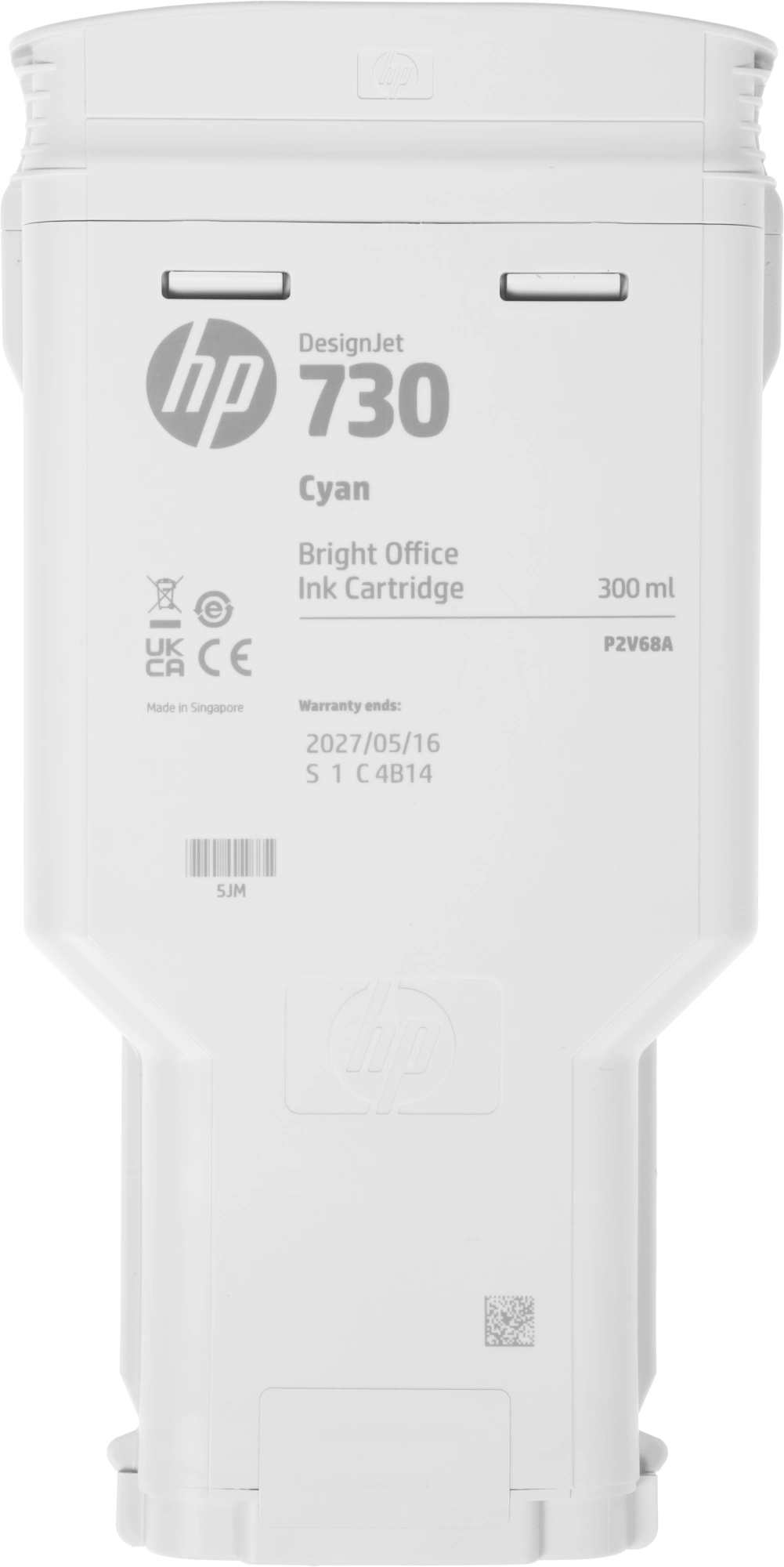 Картридж струйный HP 730 P2V68A голубой (300мл) для HP DJ T1700 — миниатюра 8