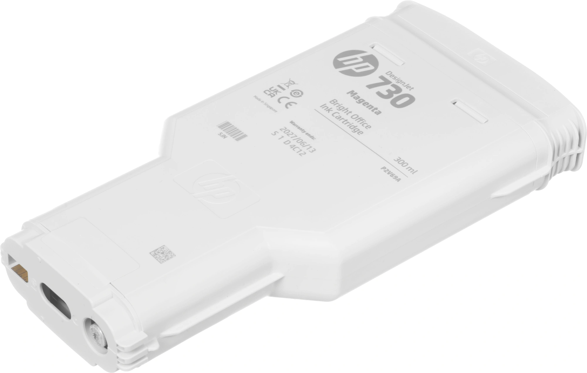 Картридж струйный HP 730 P2V69A пурпурный (300мл) для HP DJ T1700 — миниатюра 4